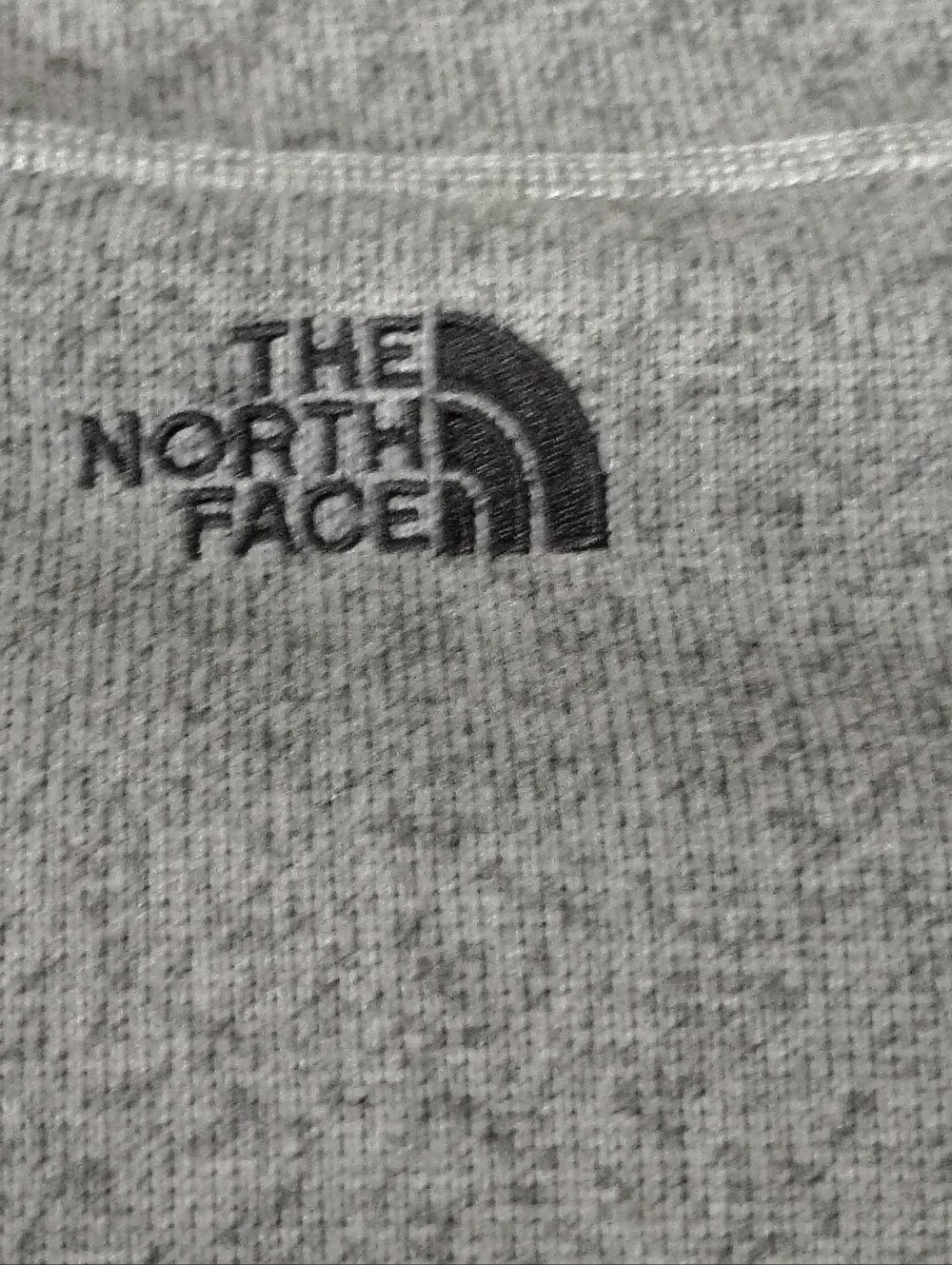 The North Face Light Gray Men's Full-Zip Fleece Jacket. Size 2XL. - Picture 8 of 12